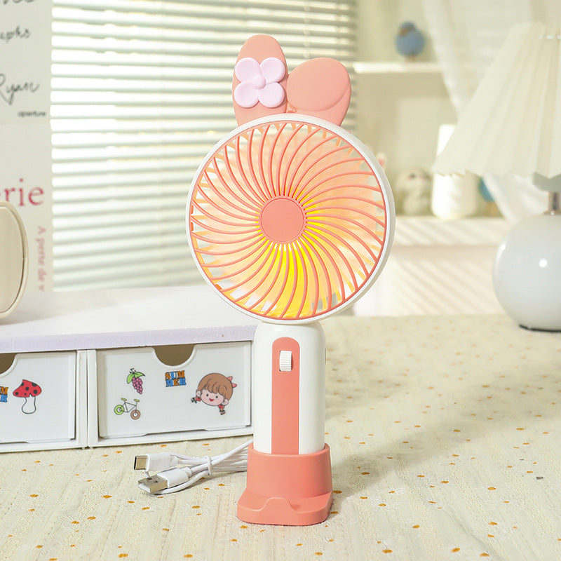 Women Portable USB Hand Fan with Cute Design Kalsten