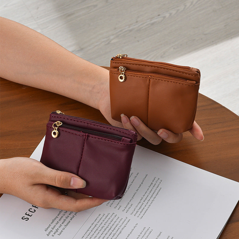 Compact Zippered Storage Coin Pouch Kalsten