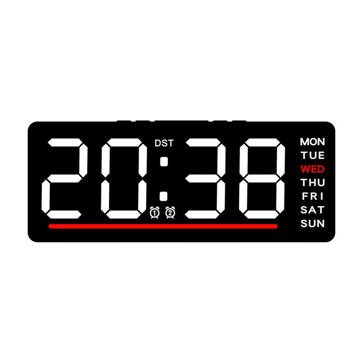 Digital clock with large LED display and multiple alarm functions Kalsten