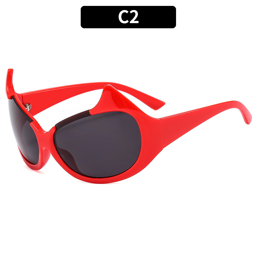 Artistic Retro Cat-Eye Sunglasses