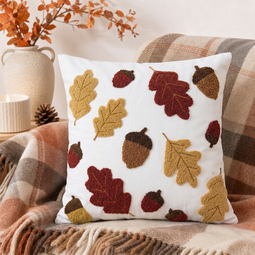 Leaf Pattern Texture Cushion