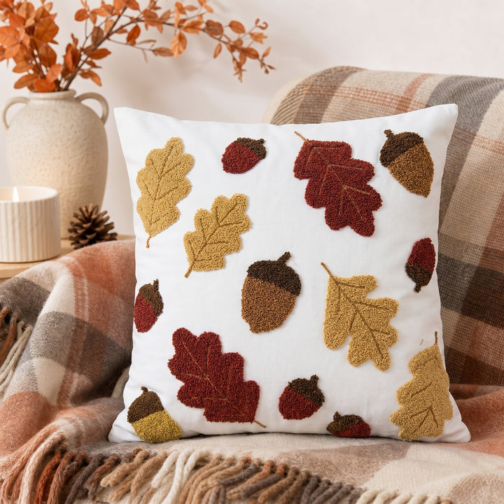 Leaf Pattern Texture Cushion