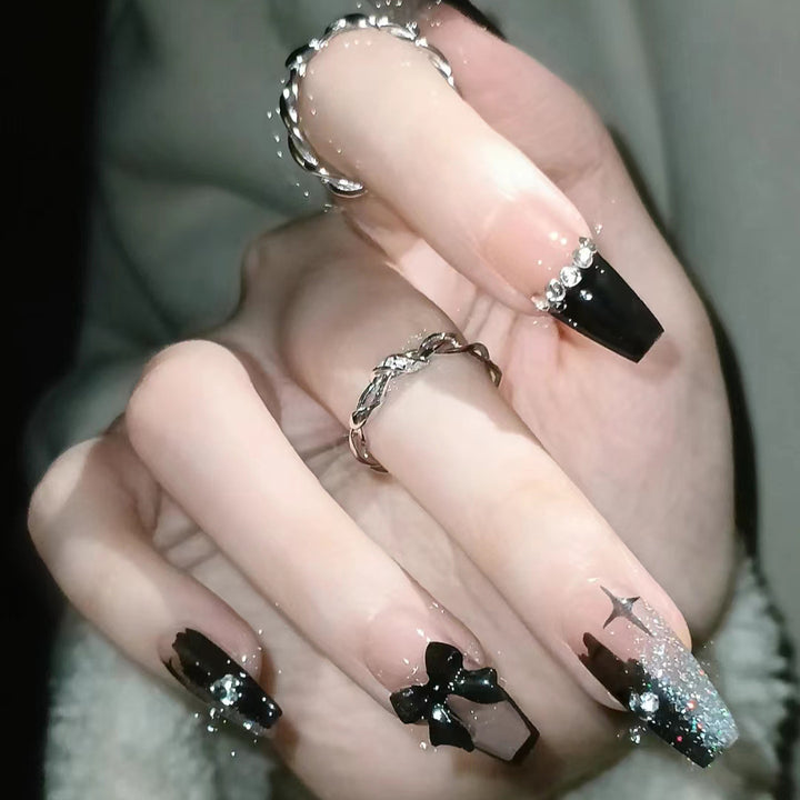 Stylish Long Coffin Nail Extensions Kalsten