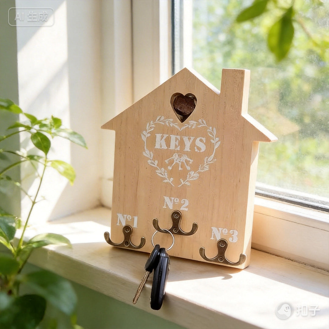 Wooden Keychain Wall Decoration