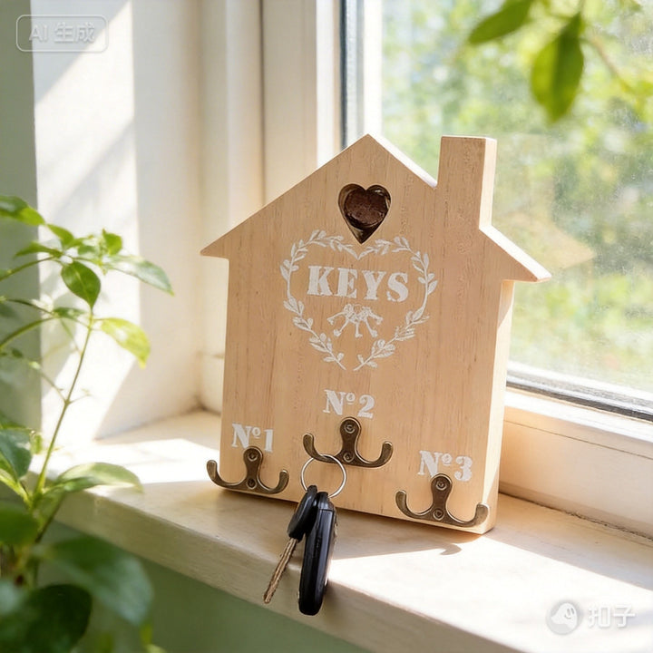 Wooden Keychain Wall Decoration