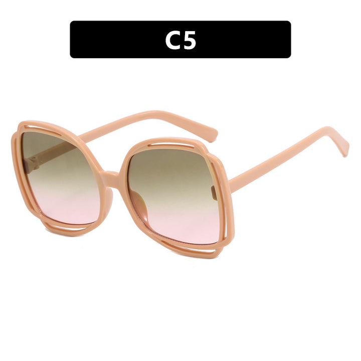 Women's oversized sunglasses in stylish retro design Kalsten