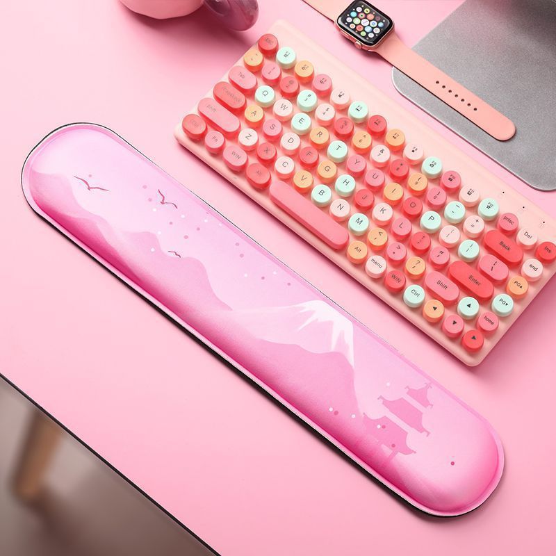 Aesthetic Mouse Pad with Wrist Support