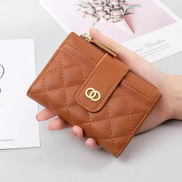 Quilted Mini Cardholder Wallet