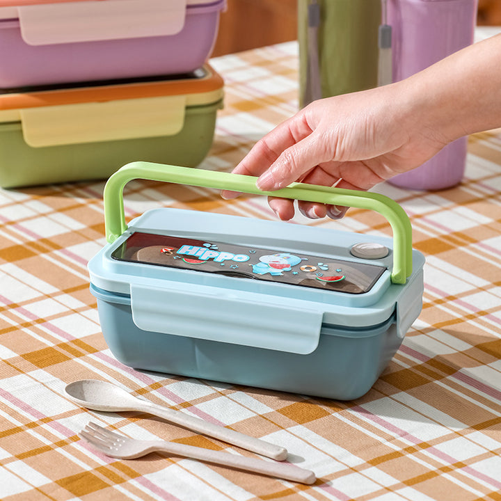 Whimsical Animal-Themed Bento Lunch Box