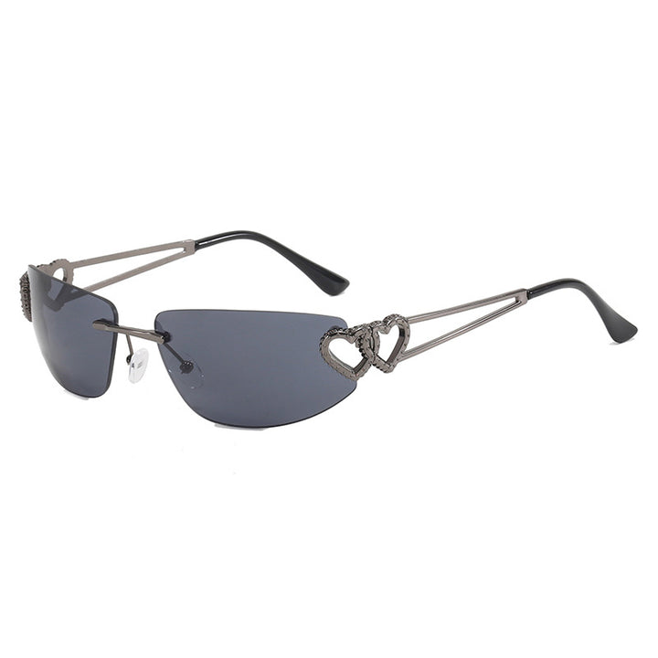 Women's Cat-Eye Sunglasses with Unique Heart Design and Protective UV Filter Kalsten