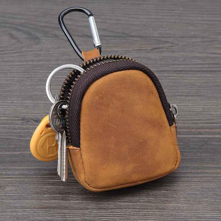 Compact Leather Coin Holder