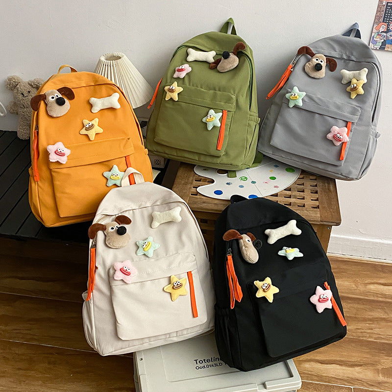 Kids' Playful Character Design School Backpack Kalsten