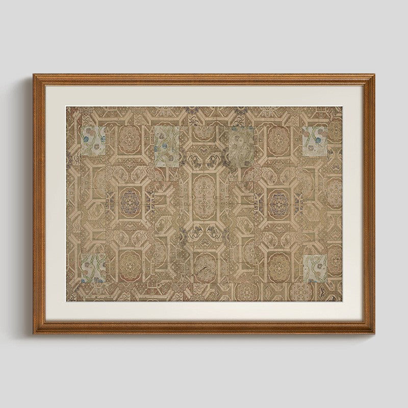 Decorated framed wall art