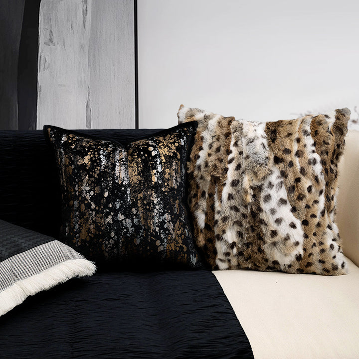 Abstract Splash Pattern Cushion Cover