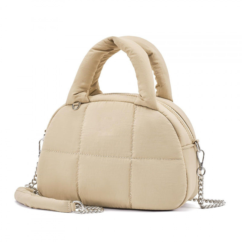 Fashionable Quilted Handbag with Removable Shoulder Strap Kalsten