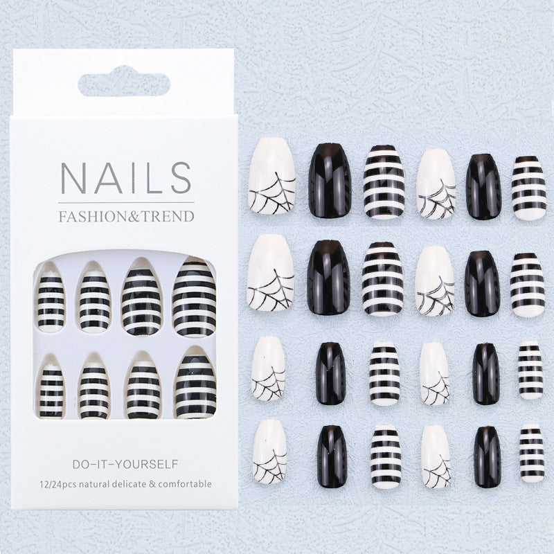 Artistic Graphic Press-On Nail Set Kalsten