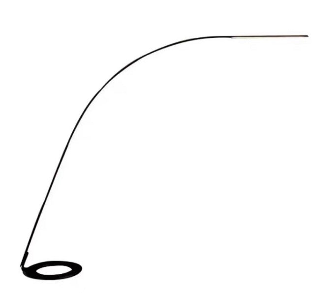 Curved LED Floor Lamp with Adjustable Brightness