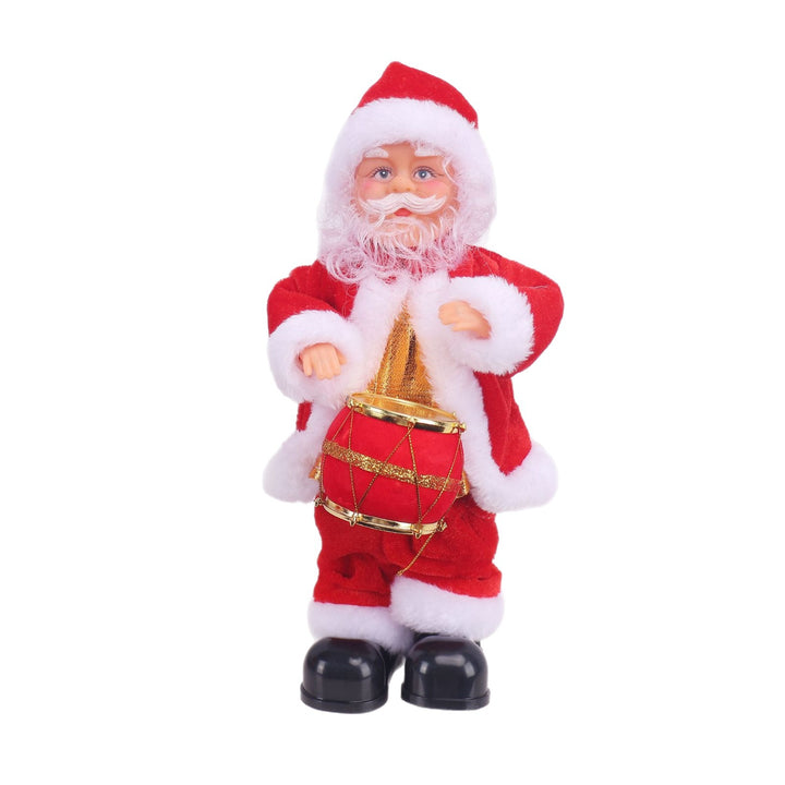 Decorative Santa Claus figure with saxophone