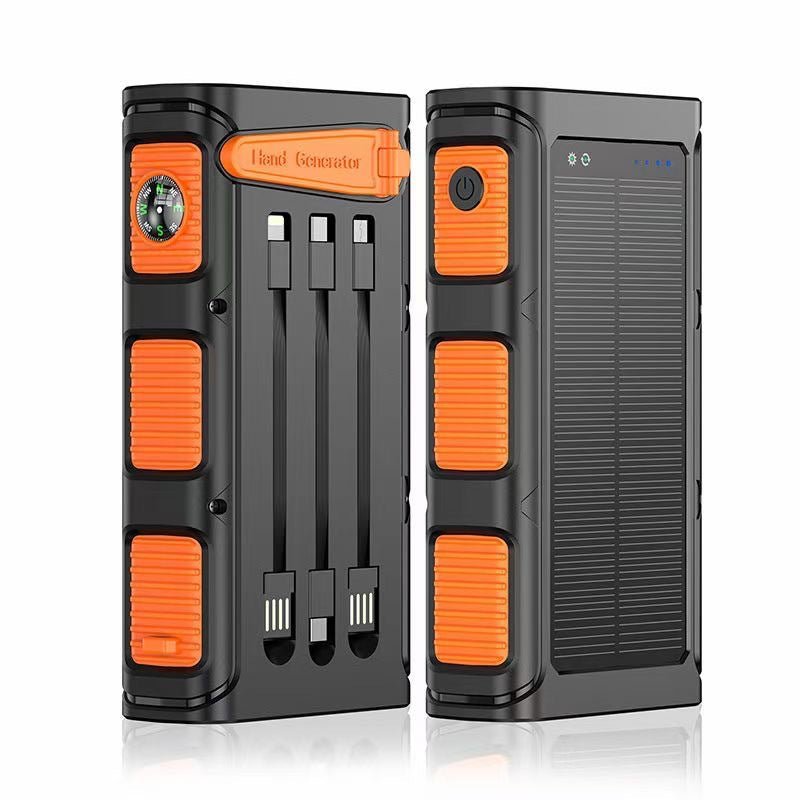 Multifunctional solar power bank with integrated compass and fast charging function Kalsten