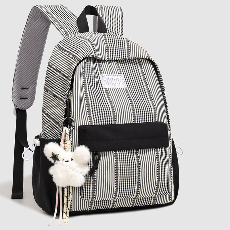 Stylish Striped Design Backpack Kalsten