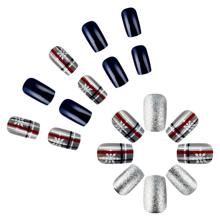Elegant Textured Press-On Nails Kalsten