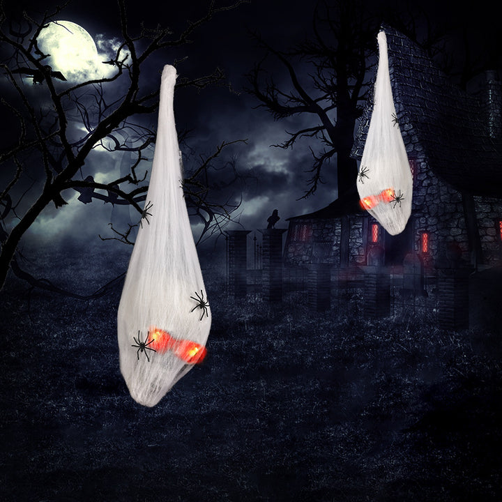 Creepy Hanging Ghost Decoration with Glowing Eyes Kalsten
