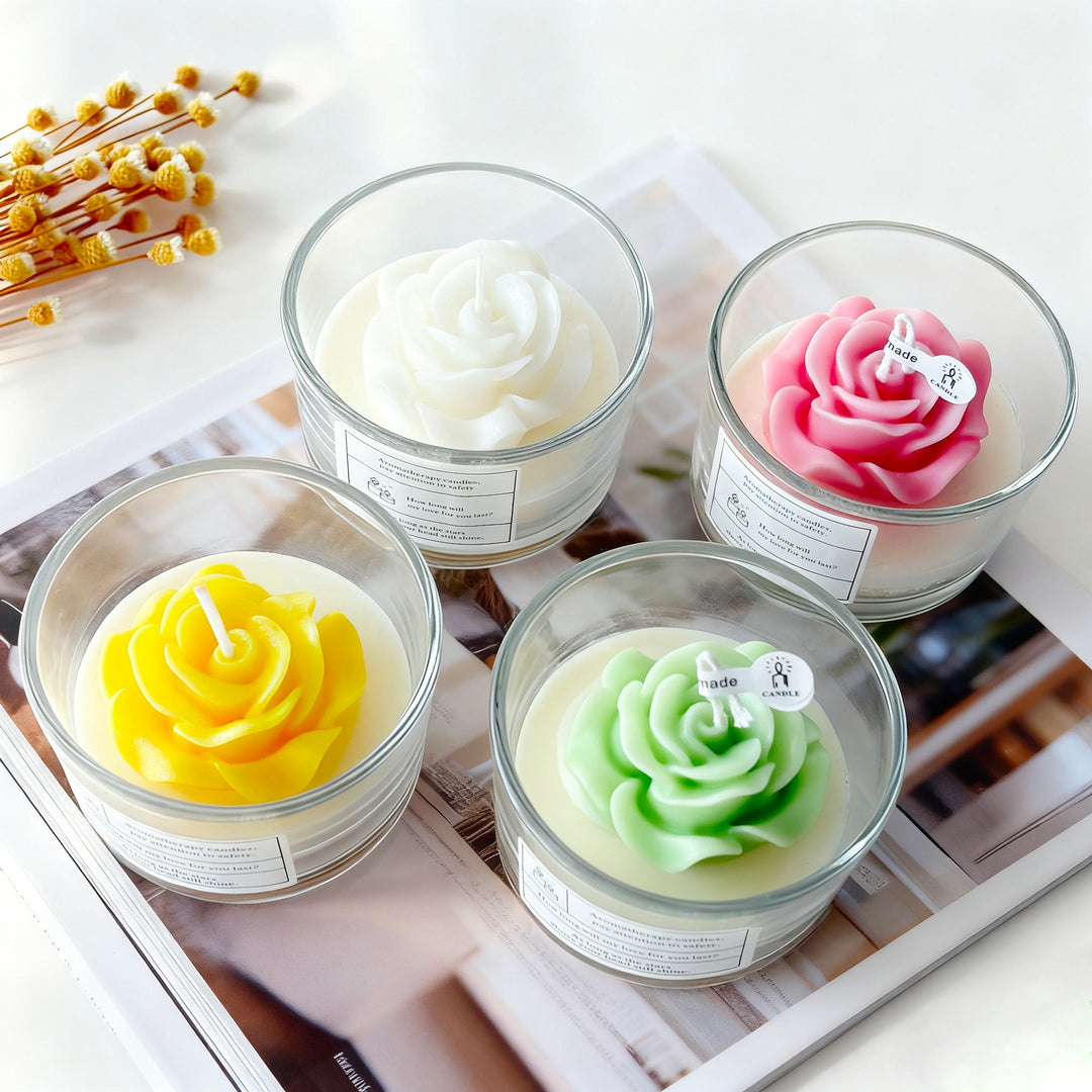Aromatherapy Rose-Shaped Candle