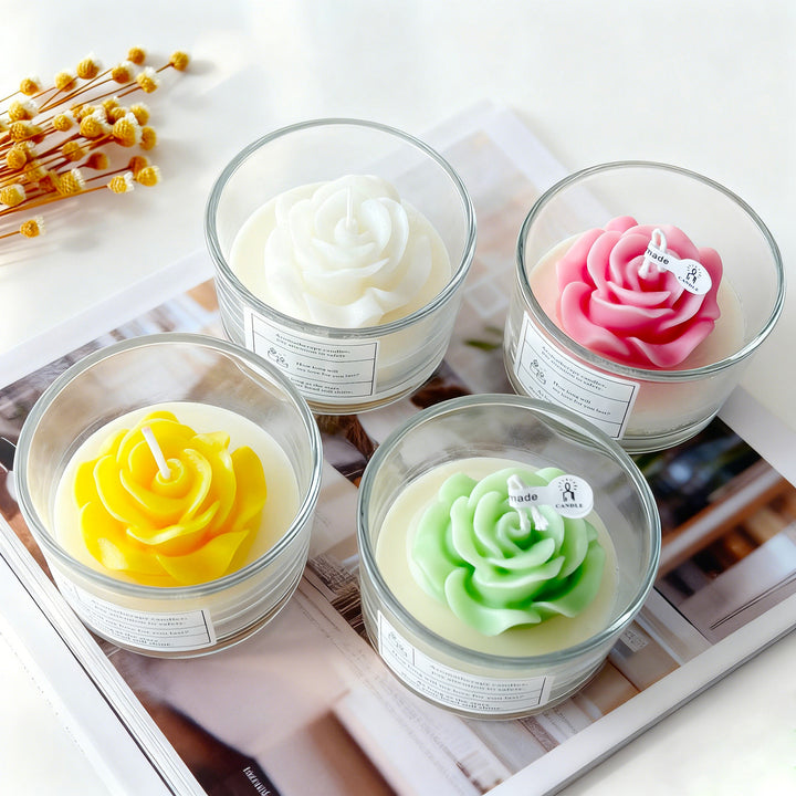 Aromatherapy Rose-Shaped Candle