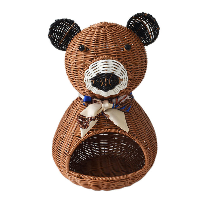Cute Bear-Shaped Decorative Storage Basket Kalsten