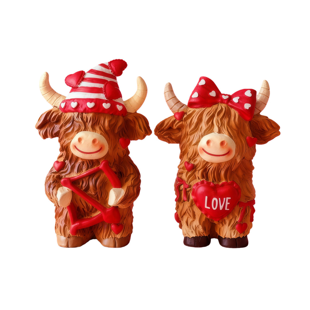 Decorative Horned Cattle Figure Kalsten
