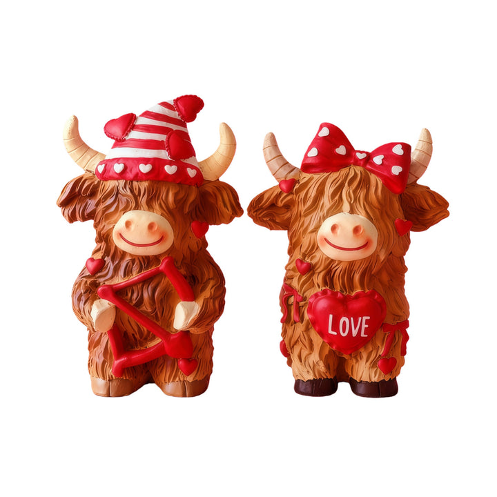 Decorative Horned Cattle Figure Kalsten