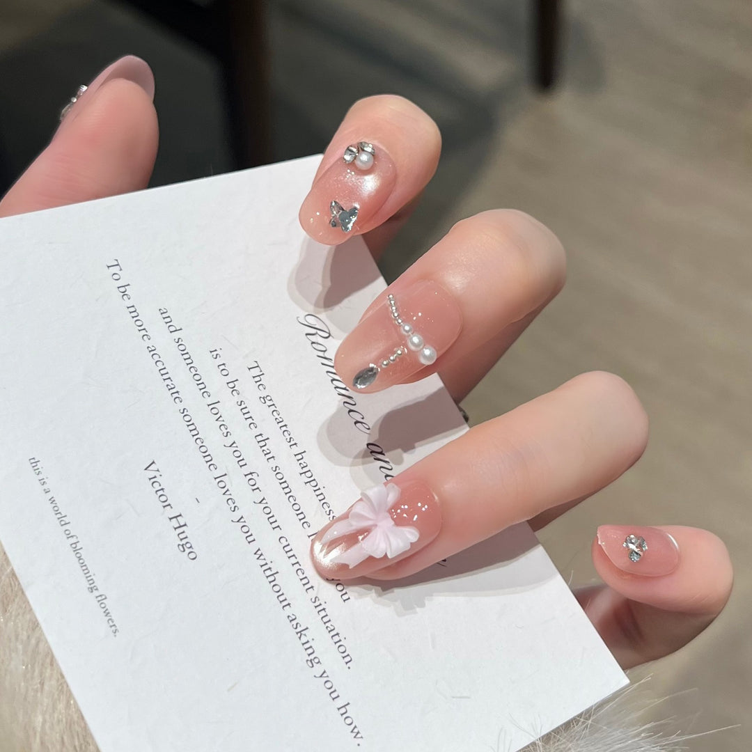 Decorative Rhinestone Nail Art Extensions Kalsten