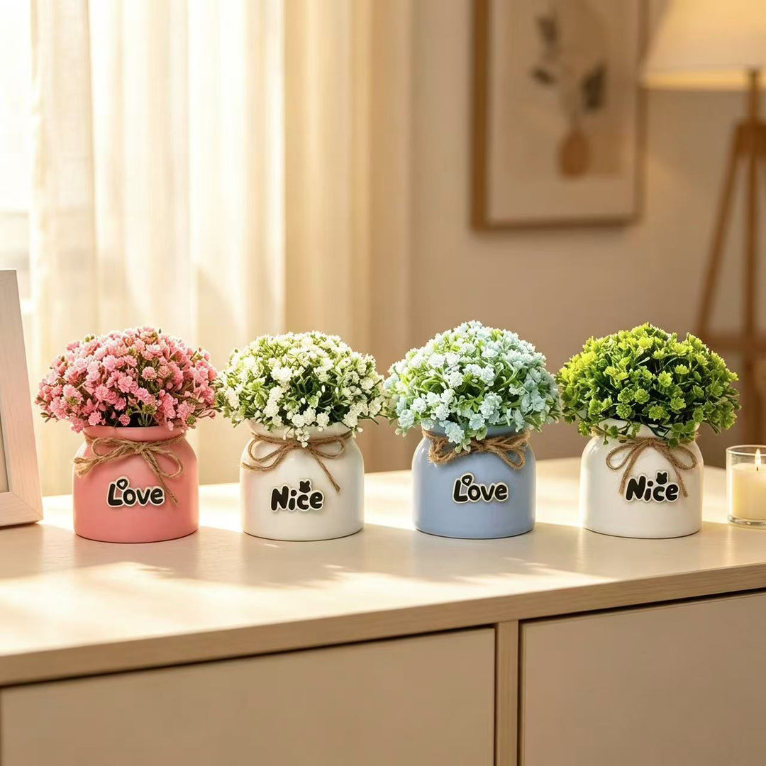 Lifelike Artificial Floral Arrangement for Home Decor
