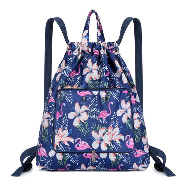 Lightweight Floral Drawstring Backpack Kalsten