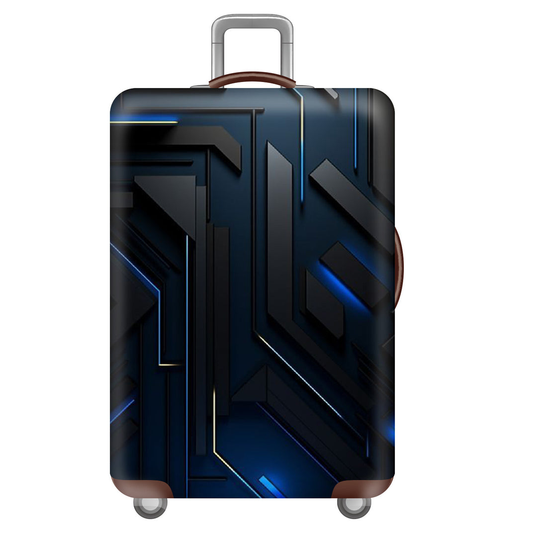 Men's hard-shell suitcase with unique skull design Kalsten