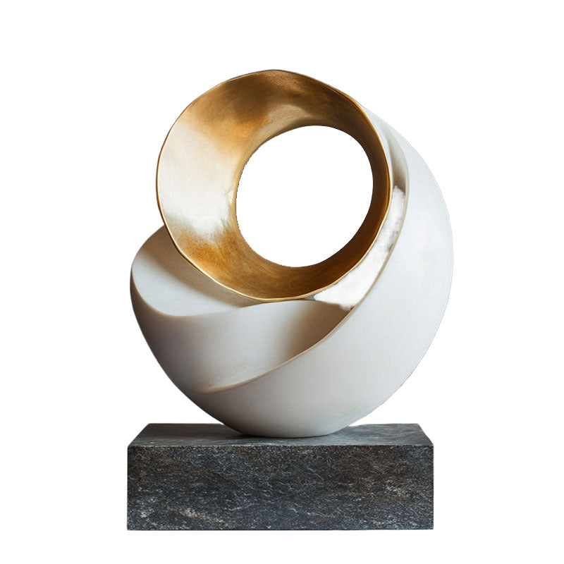 Modern Abstract Loop Sculpture