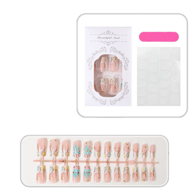 Decorative Press-On Nail Art Tips Kalsten