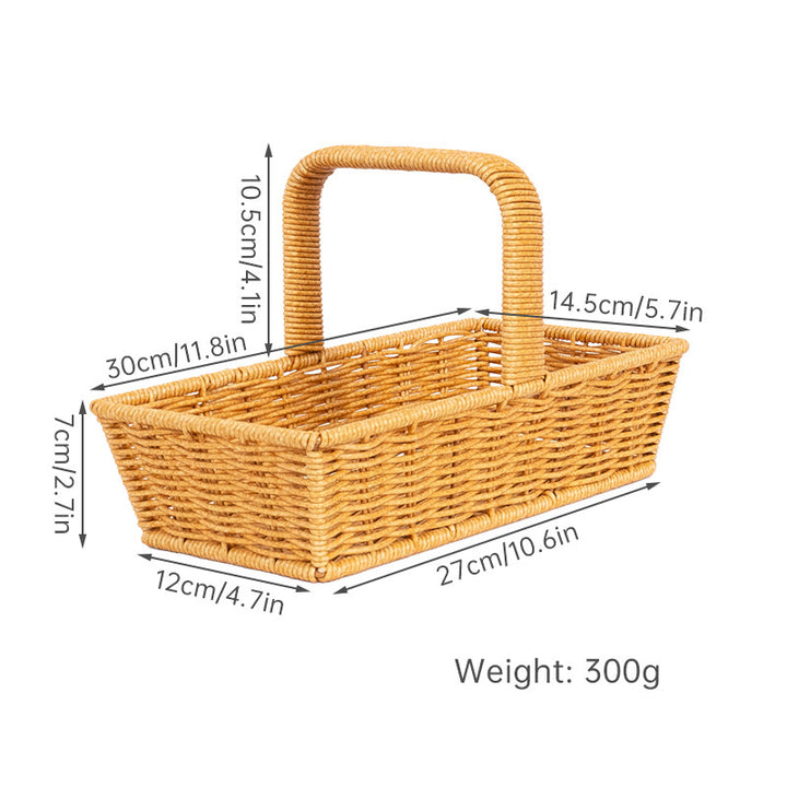 Handcrafted Wicker Storage Caddy Kalsten
