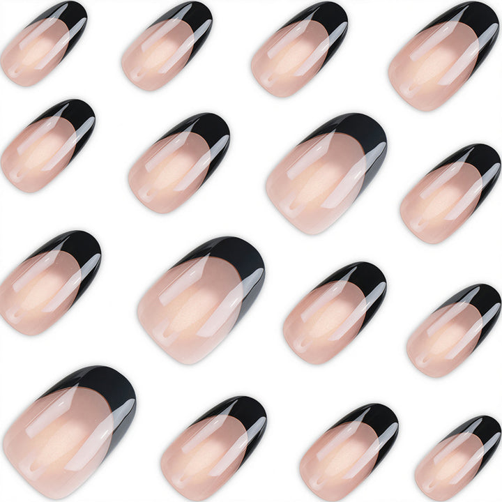 Elegant French Tip Press-On Nails Kalsten