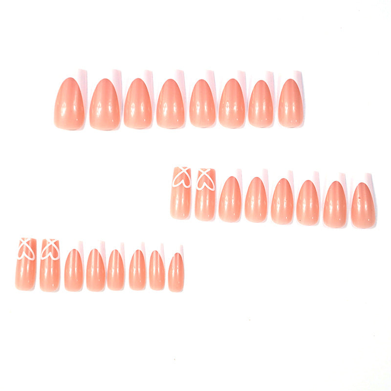 Fashionable French Tip Nail Extensions Kalsten