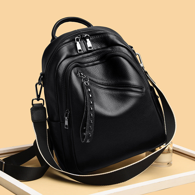 Stylish and Versatile Leather Backpack Kalsten