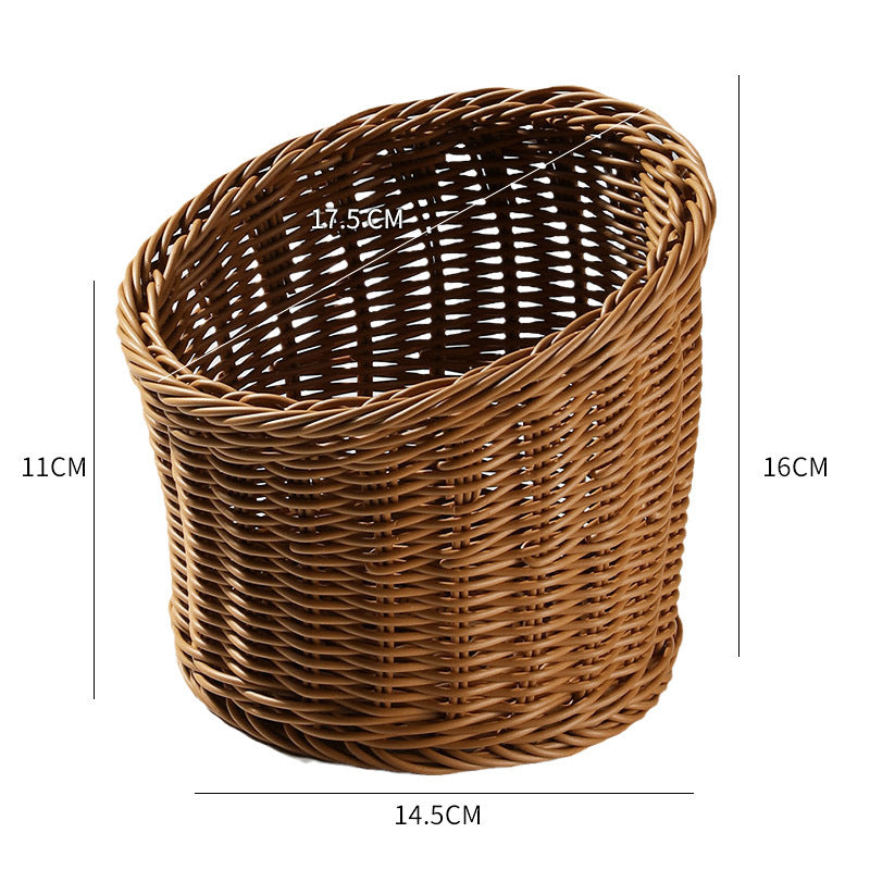 Handcrafted Natural Wicker Storage Basket Kalsten