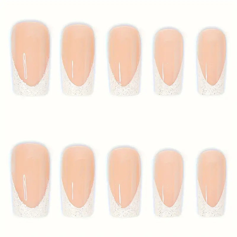 Decorative Glitter-Accent Press-On Nails Kalsten