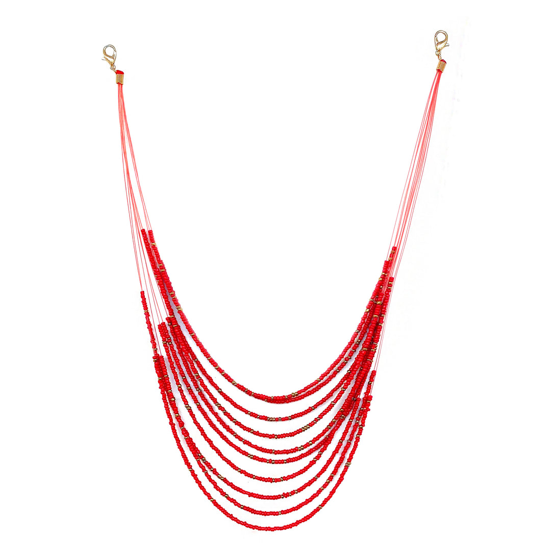 Multi-Strand Beaded Necklace Kalsten