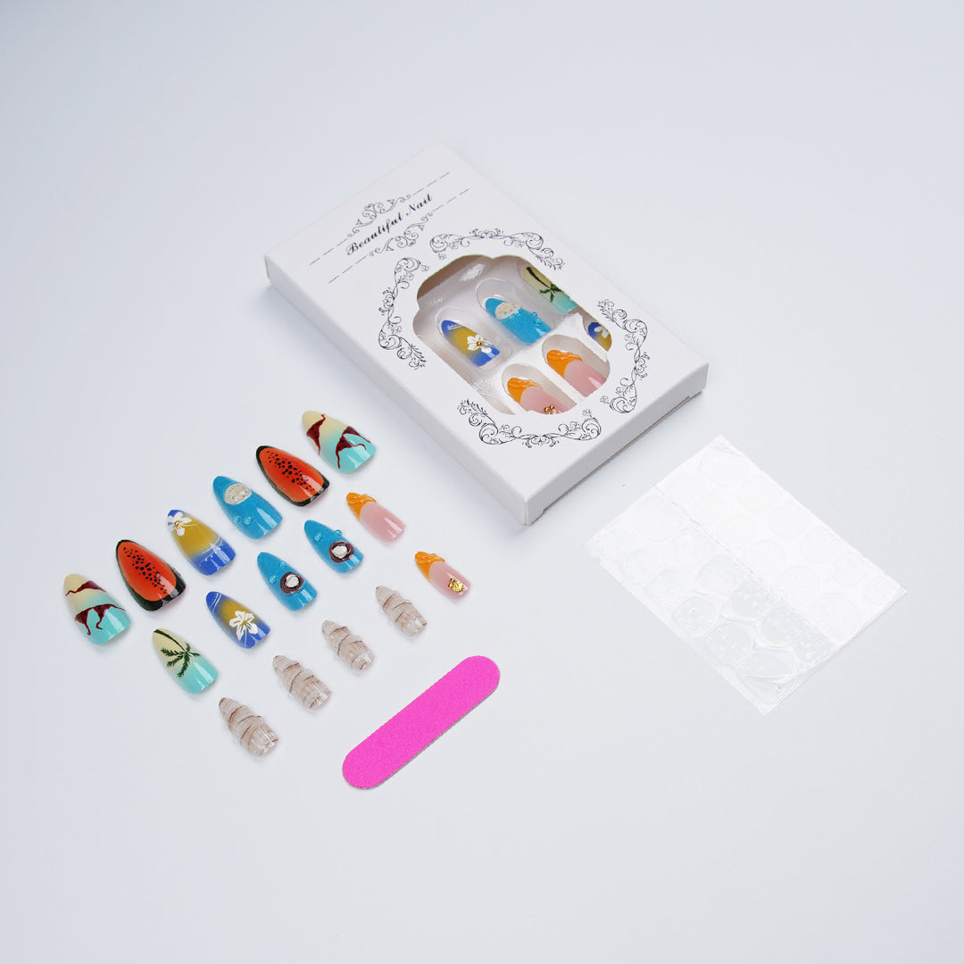 Nail art set with maritime motif Kalsten