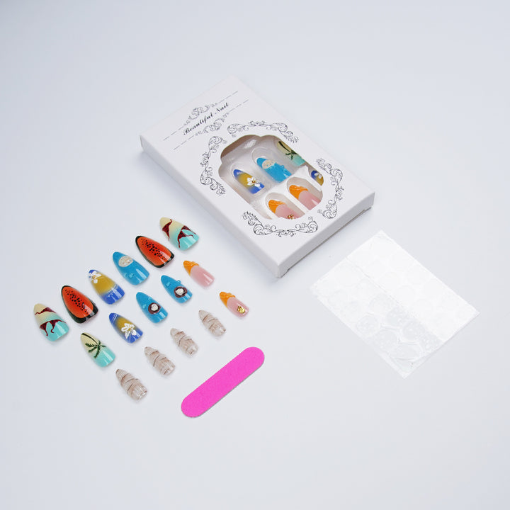 Nail art set with maritime motif Kalsten