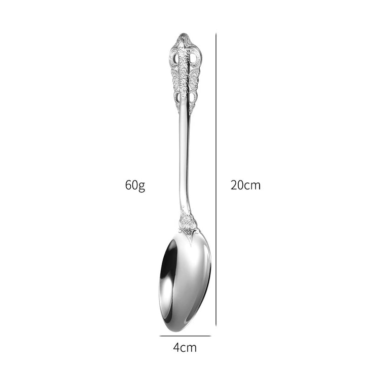 Elegant fish fork with artistic handle design Kalsten