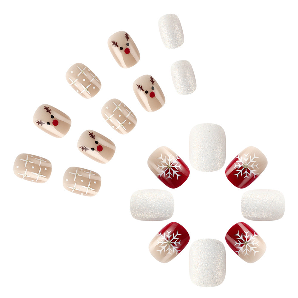 Festive Holiday-Themed Nail Art Set Kalsten