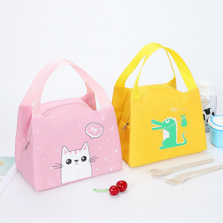 Cute Animal-Themed Insulated Lunch Bag