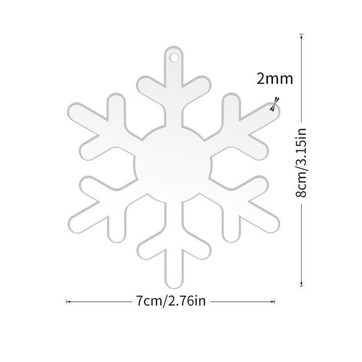 Frosted Snowflake Ornament Kalsten